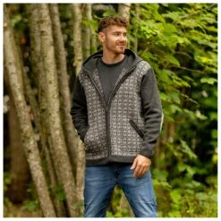 Kapuzen Jacke Norweger - Zip-Hoodie 10 Kapuzen Jacke Norweger - Zip-Hoodie -Outdoor-Ausrüstung albmerino kapuzen jacke norweger zip hoodie detail 5