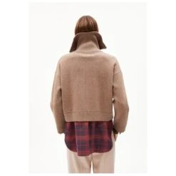 Armedangels Women's Joaniaas - Wolljacke -Outdoor-Ausrüstung armedangels womens joaniaas wolljacke detail 3