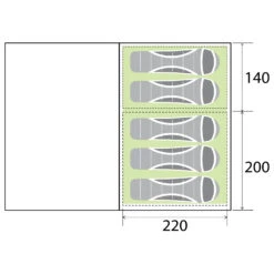 Brunner Kalynda 5 - Gruppenzelt 11 Brunner Kalynda 5 - Gruppenzelt -Outdoor-Ausrüstung brunner kalynda 5 gruppenzelt detail 5