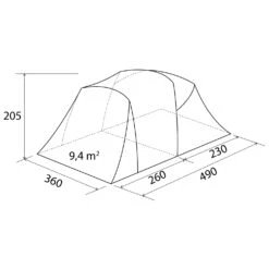 Brunner Kalynda 5 - Gruppenzelt 13 Brunner Kalynda 5 - Gruppenzelt -Outdoor-Ausrüstung brunner kalynda 5 gruppenzelt detail 7