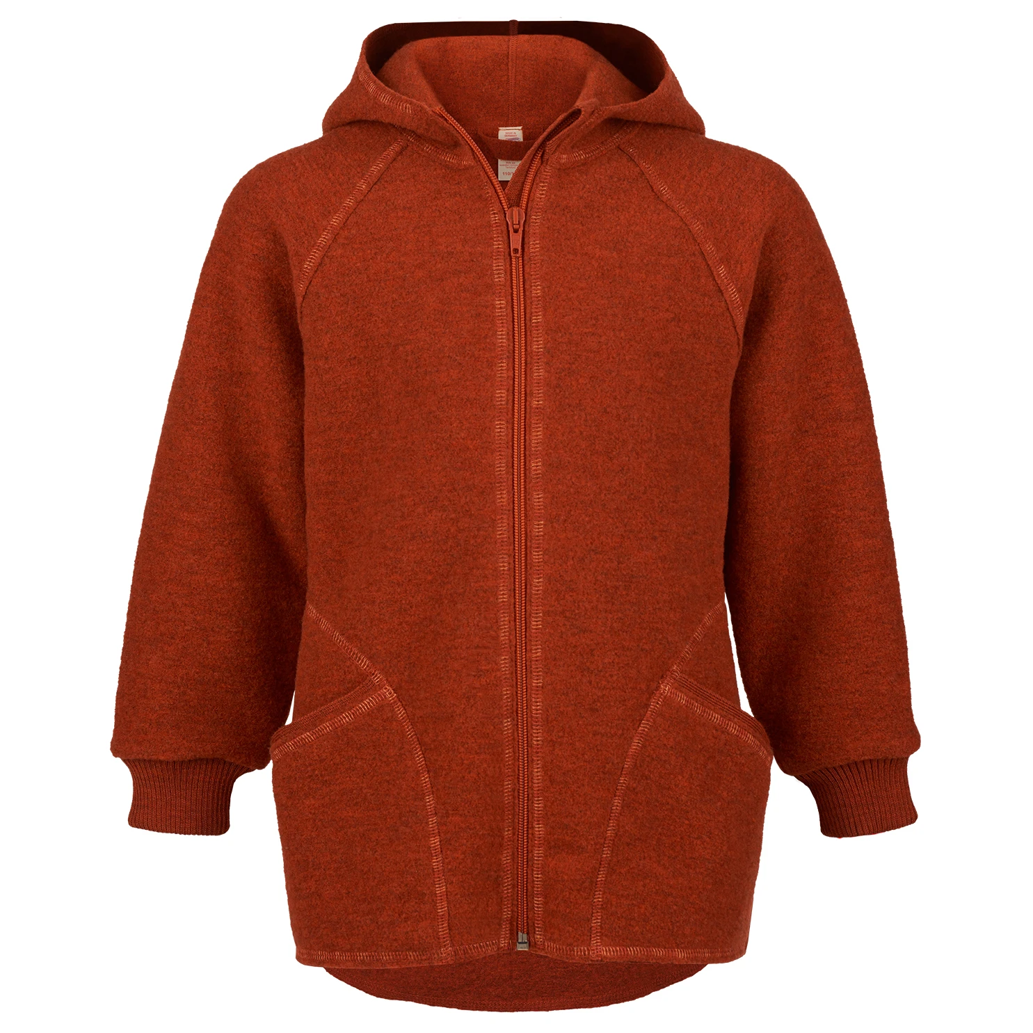 Engel Baby-Jacke Mit Kapuze Und Reißverschluß - Wolljacke 4 Engel Baby-Jacke Mit Kapuze Und Reißverschluß - Wolljacke – Bild 4