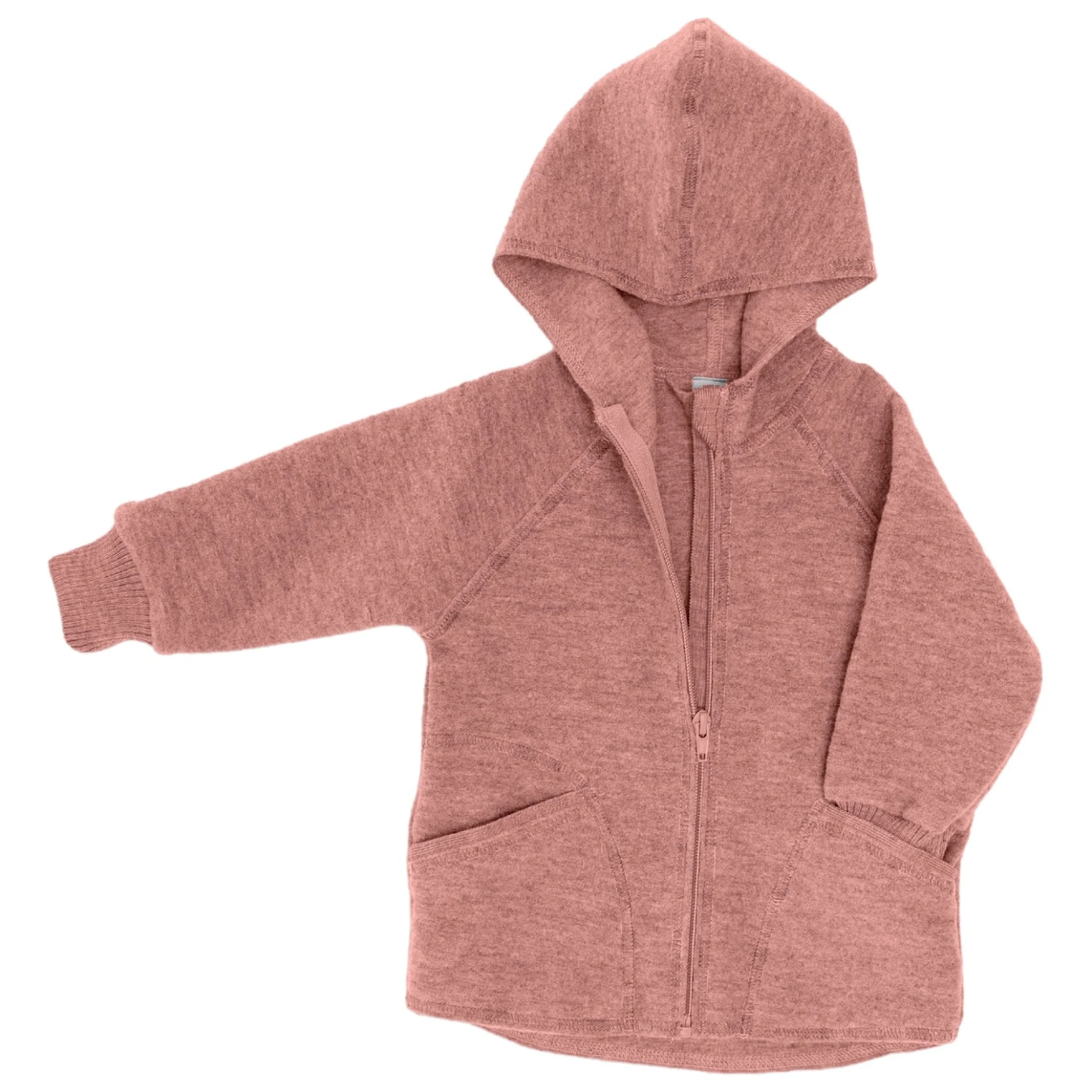 Engel Baby-Jacke Mit Kapuze Und Reißverschluß - Wolljacke 5 Engel Baby-Jacke Mit Kapuze Und Reißverschluß - Wolljacke – Bild 5