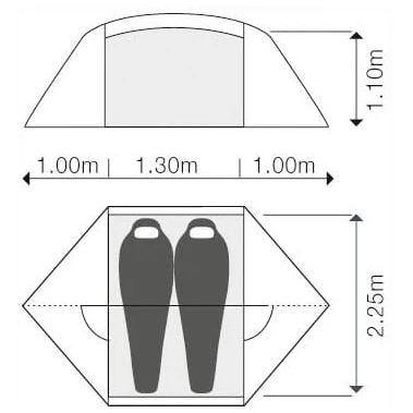 Exped Venus II Extreme - 2-Personen Zelt 2 Exped Venus II Extreme - 2-Personen Zelt – Bild 2