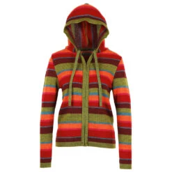 Women's Kapuzen-Jacke Arco - Wolljacke 8 Women's Kapuzen-Jacke Arco - Wolljacke -Outdoor-Ausrüstung flomax womens kapuzen jacke arco wolljacke detail 3