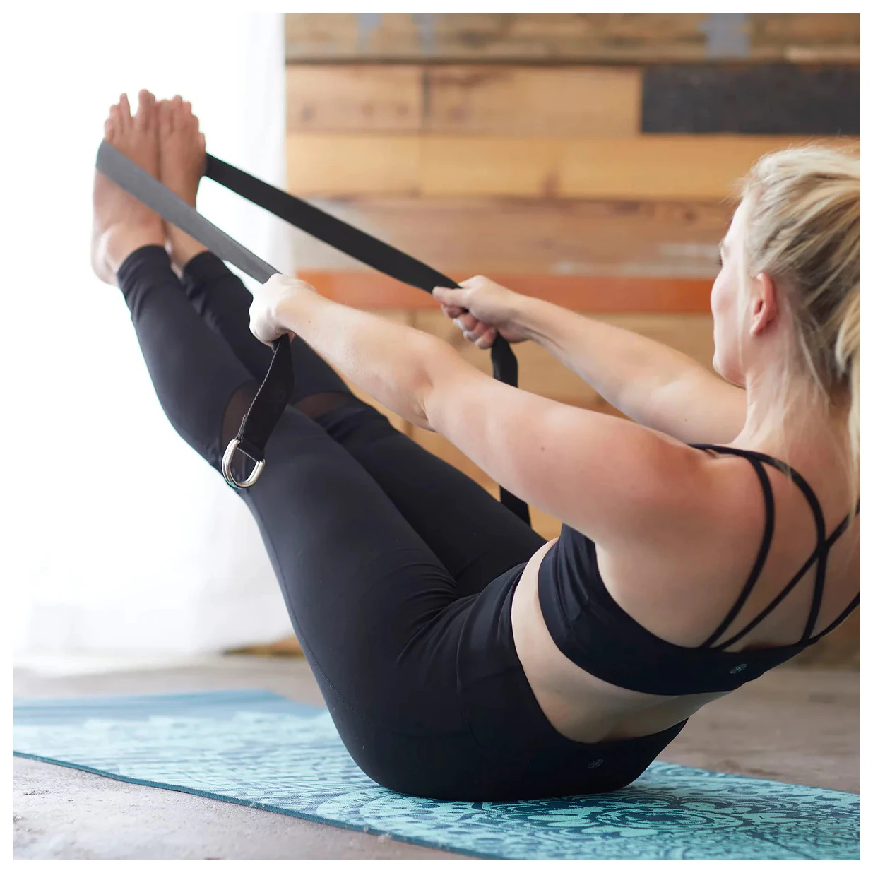 Gaiam Yoga Strap 8ft - Yogagurt 3 Gaiam Yoga Strap 8ft - Yogagurt – Bild 3