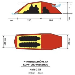 Outdoor-Ausrüstung -Outdoor-Ausrüstung hilleberg nallo 2 gt 2 personen zelt detail 2