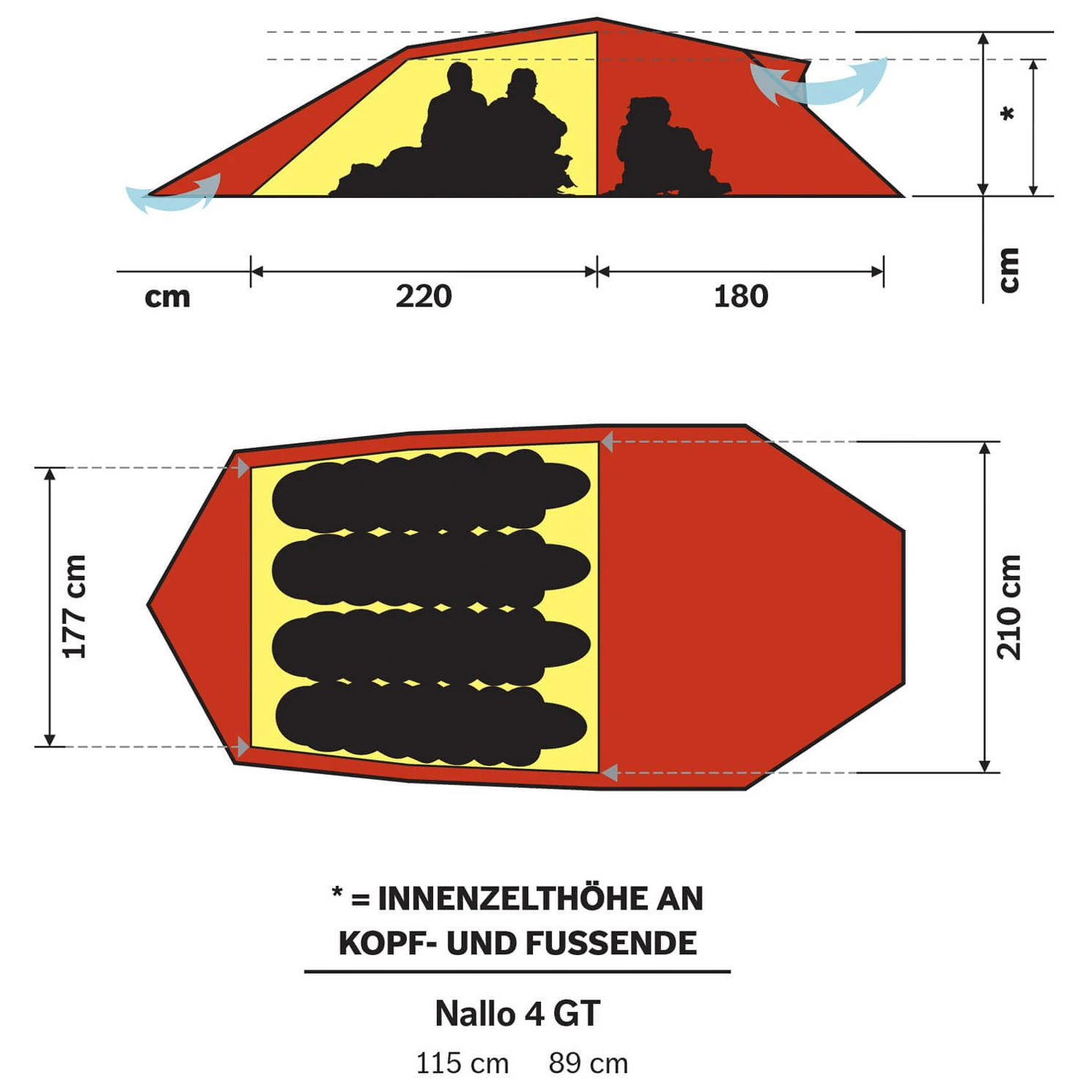 Hilleberg Nallo 4 GT - 4-Personen Zelt 2 Hilleberg Nallo 4 GT - 4-Personen Zelt – Bild 2