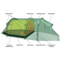 Hilleberg Nammatj 2 GT - 2-Personen Zelt -Outdoor-Ausrüstung hilleberg nammatj 2 gt 2 personen zelt detail 3