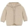 Huttelihut Baby's Jacket Bear Ears Wool Fleece - Merinojacke