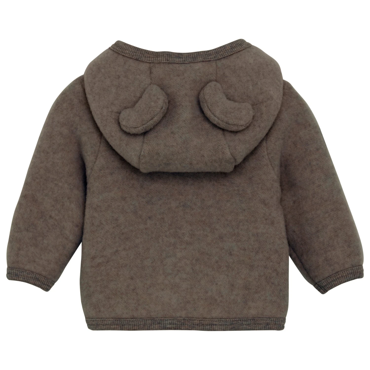 Huttelihut Baby's Jacket Bear Ears Wool Fleece - Merinojacke 2 Huttelihut Baby's Jacket Bear Ears Wool Fleece - Merinojacke – Bild 2