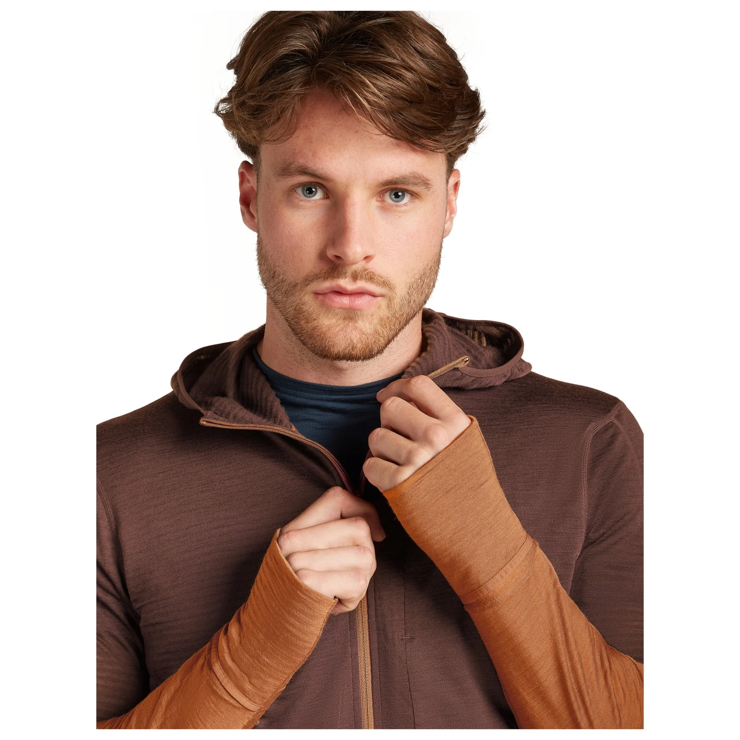 Icebreaker Merino 200 Realfleece Descender L/S Zip Hoodie - Fleecepullover 8 Icebreaker Merino 200 Realfleece Descender L/S Zip Hoodie - Fleecepullover – Bild 8