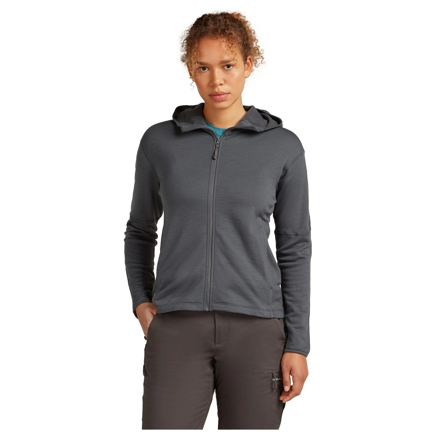 Icebreaker Women's 360 Realfleece Elem L/S Zip Hoodie - Merinohoodie 2 Icebreaker Women's 360 Realfleece Elem L/S Zip Hoodie - Merinohoodie – Bild 2