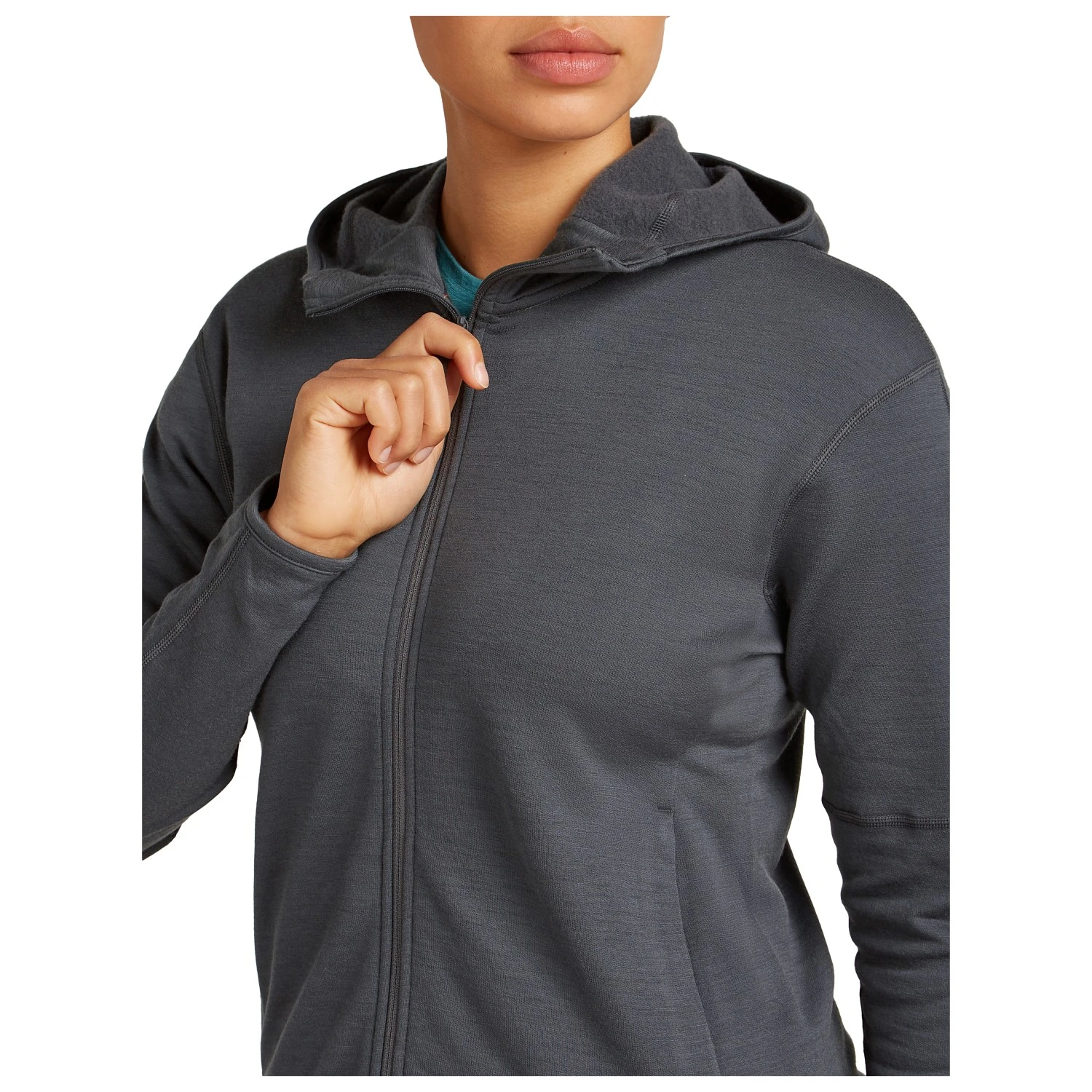 Icebreaker Women's 360 Realfleece Elem L/S Zip Hoodie - Merinohoodie 7 Icebreaker Women's 360 Realfleece Elem L/S Zip Hoodie - Merinohoodie – Bild 7