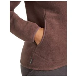 Icebreaker Women's Merino Blend 800 Realfl. Cl. Pile L/S - Merinojacke -Outdoor-Ausrüstung icebreaker womens merino blend 800 realfl cl pile l s merinojacke detail 8