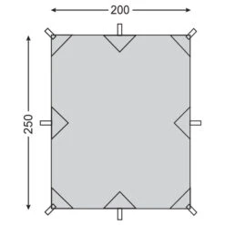 Nordisk Voss 5 Ultra-LightWeight - Tarp 9 Nordisk Voss 5 Ultra-LightWeight - Tarp -Outdoor-Ausrüstung nordisk voss 5 ultra lightweight tarp detail 5