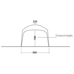 Outwell Event Lounge M Side Wall With Zipper Set - Pavillon -Outdoor-Ausrüstung outwell event lounge m side wall with zipper set pavillon detail 4