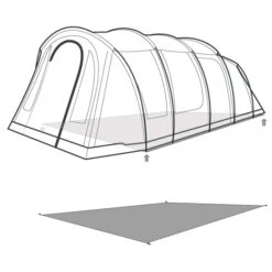 Outwell Footprint Carolina 6 - Zeltunterlage -Outdoor-Ausrüstung outwell footprint carolina 6 zeltunterlage detail 3