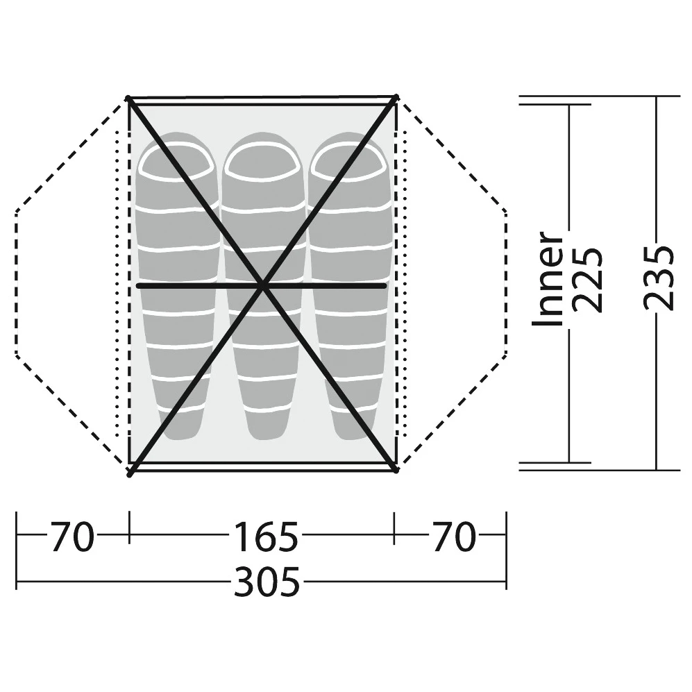 Robens Lodge 3 Exp - 3-Personen Zelt 8 Robens Lodge 3 Exp - 3-Personen Zelt – Bild 8