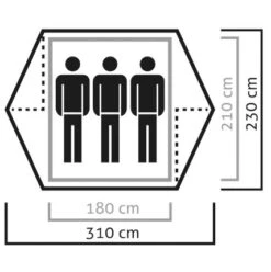 SALEWA Denali III Tent - 3-Personen Zelt 6 SALEWA Denali III Tent - 3-Personen Zelt -Outdoor-Ausrüstung salewa denali iii tent 3 personen zelt detail 3