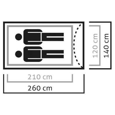 SALEWA Litetrek II Tent - 2-Personen Zelt 2 SALEWA Litetrek II Tent - 2-Personen Zelt – Bild 2
