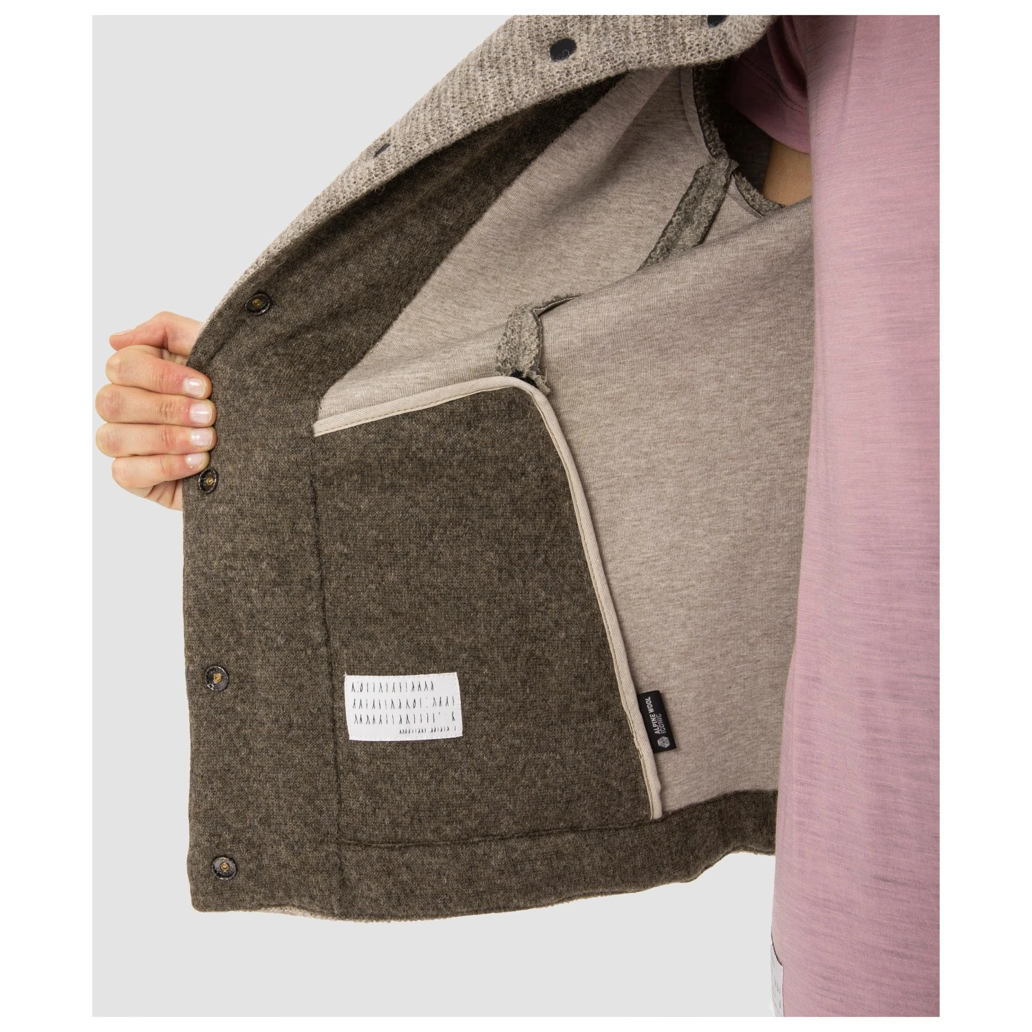 SALEWA Women's Sarner Undyed Wool Hooded Jacket - Wolljacke 6 SALEWA Women's Sarner Undyed Wool Hooded Jacket - Wolljacke – Bild 6