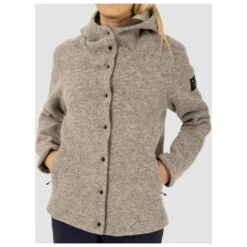 SALEWA Women's Sarner Undyed Wool Hooded Jacket - Wolljacke 13 SALEWA Women's Sarner Undyed Wool Hooded Jacket - Wolljacke -Outdoor-Ausrüstung salewa womens sarner undyed wool hooded jacket wolljacke detail 7