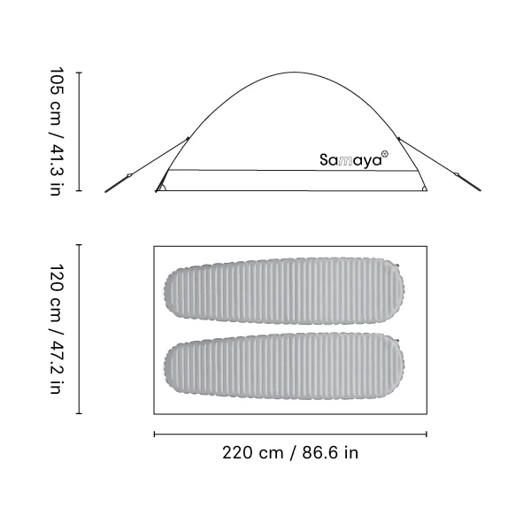 Samaya Alpinist 2 - 2-Personen Zelt 2 Samaya Alpinist 2 - 2-Personen Zelt – Bild 2