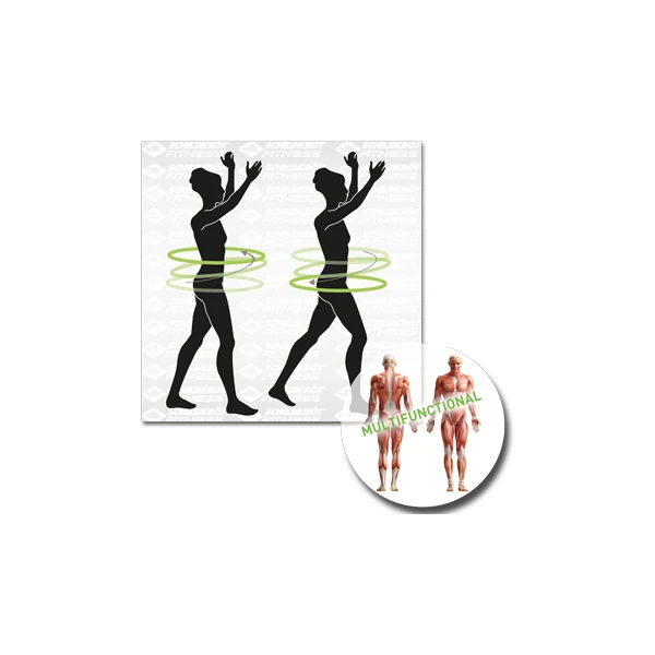 Fitness-Hoop Mit Massagewellen - Functional Training 6 Fitness-Hoop Mit Massagewellen - Functional Training – Bild 6