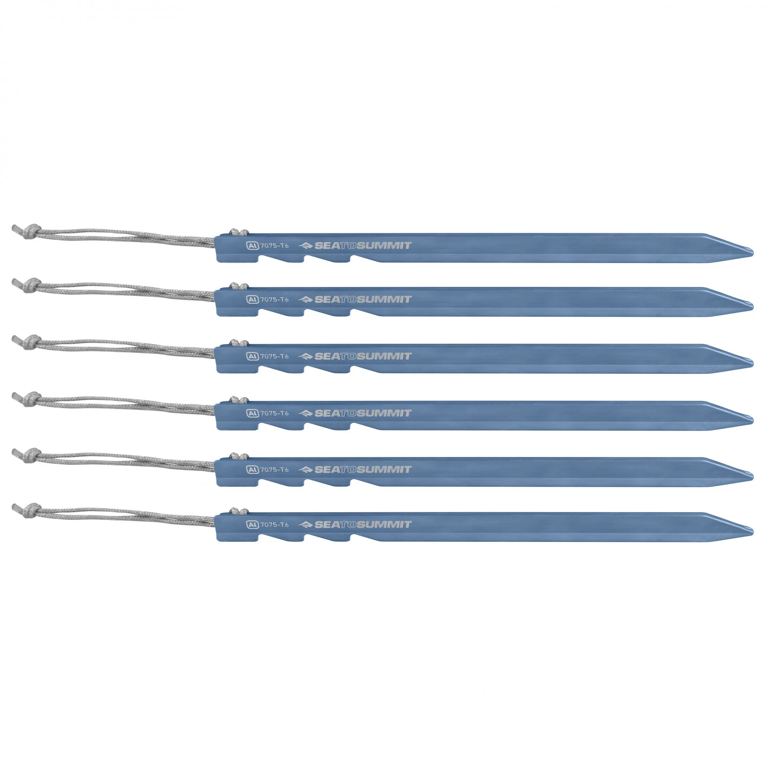 Sea To Summit Ground Control Light Tent Pegs 6-Pack - Zelthering 1 Sea To Summit Ground Control Light Tent Pegs 6-Pack - Zelthering