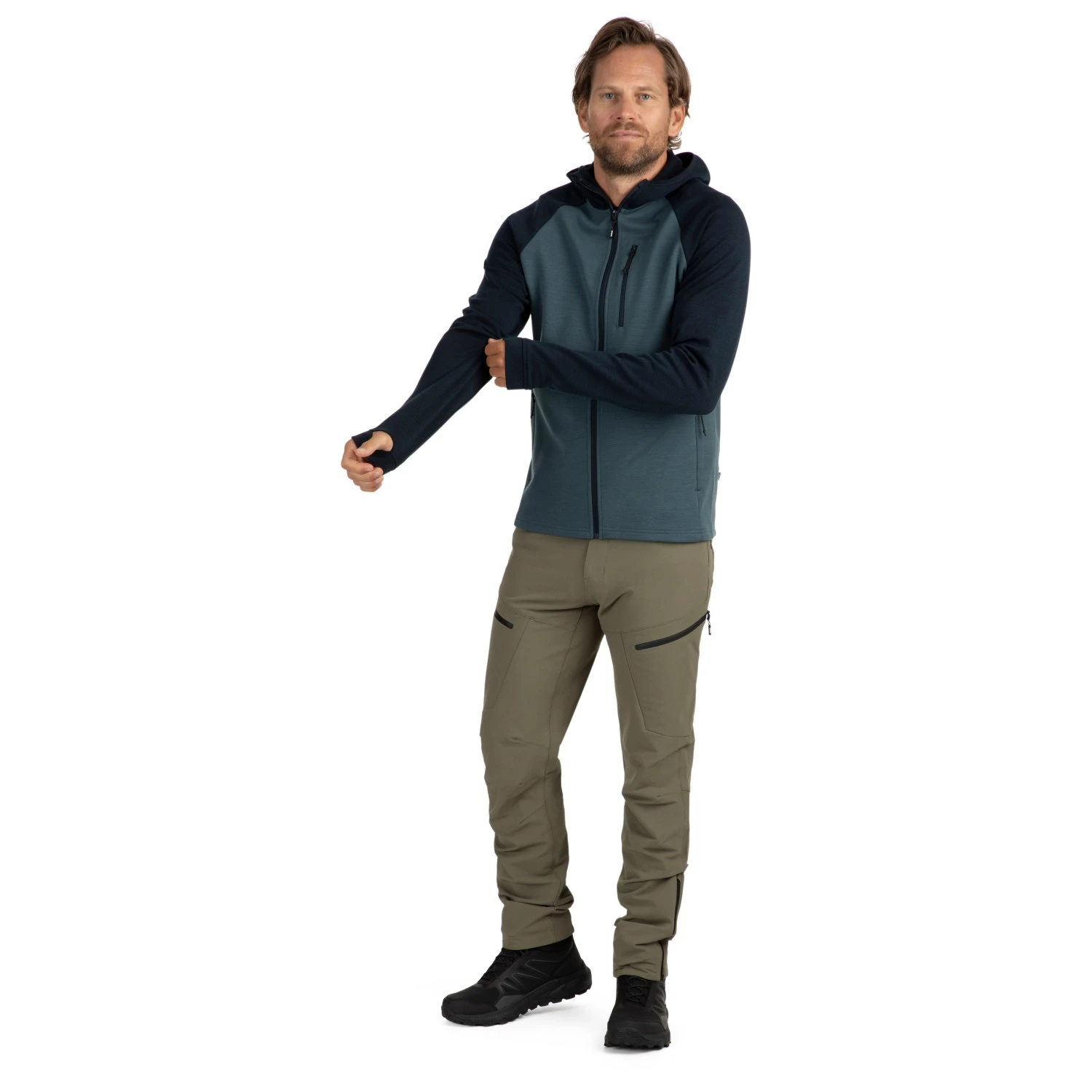 Stoic MerinoFleece335 KuolpaSt. Zip Hoody - Fleecejacke 8 Stoic MerinoFleece335 KuolpaSt. Zip Hoody - Fleecejacke – Bild 8