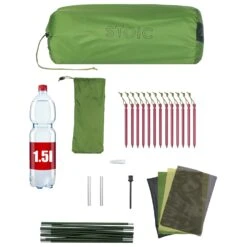 Stoic NjavveSt. 3P - 3-Personen Zelt -Outdoor-Ausrüstung stoic njavvest 3p 3 personen zelt detail 11