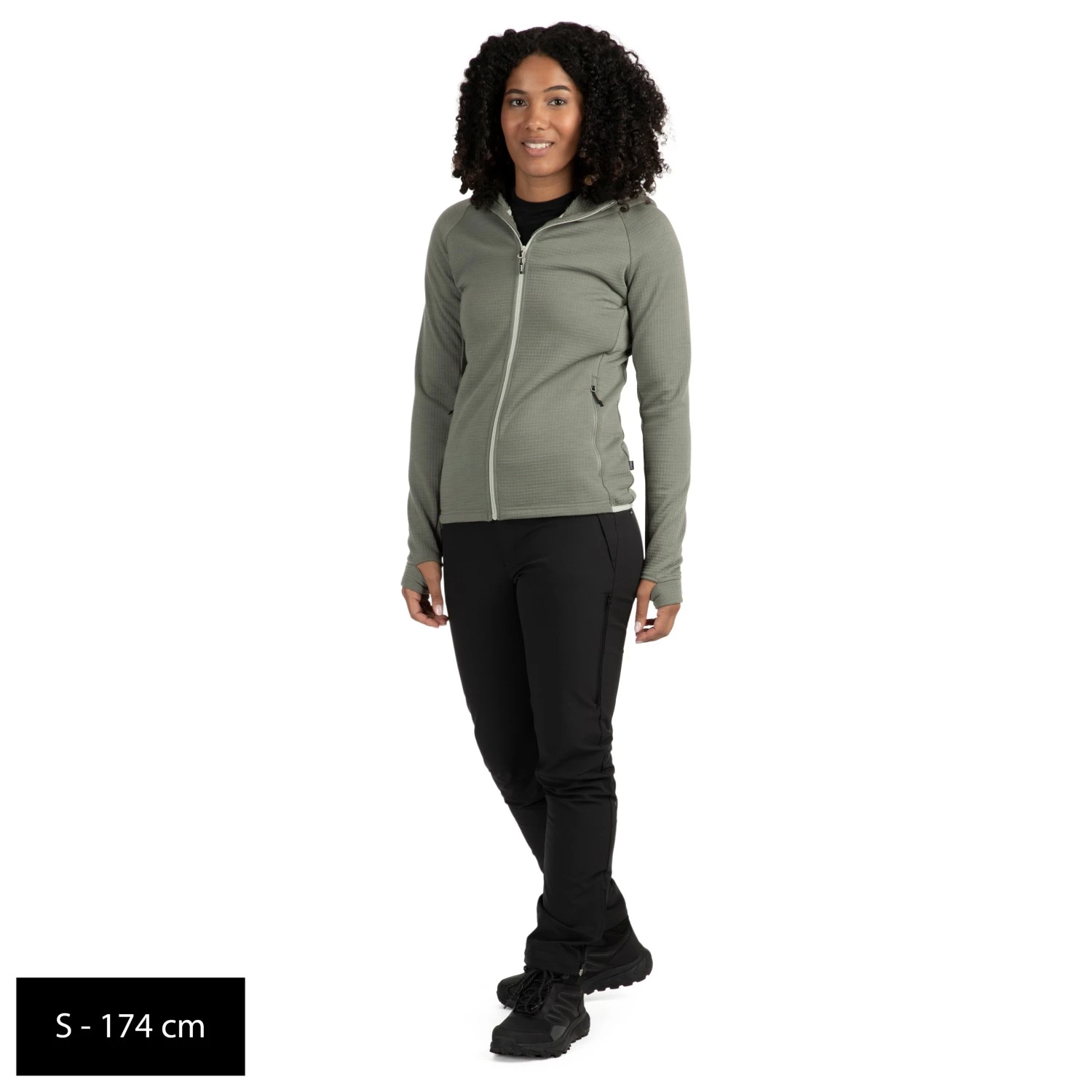 Stoic Women's MerinoGrid285 NorrdalSt. Zip Hoody - Fleecejacke 6 Stoic Women's MerinoGrid285 NorrdalSt. Zip Hoody - Fleecejacke – Bild 6