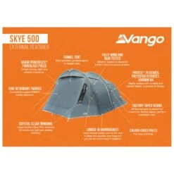 Vango Skye 500 - Gruppenzelt 9 Vango Skye 500 - Gruppenzelt -Outdoor-Ausrüstung vango skye 500 gruppenzelt bf detail 4