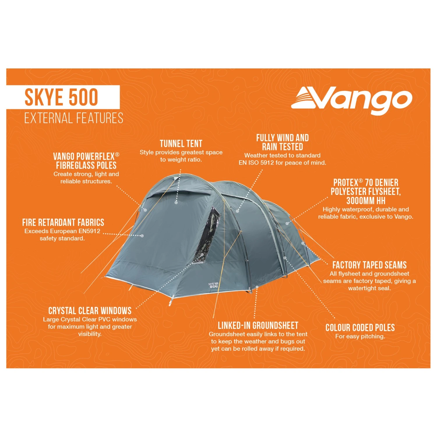 Vango Skye 500 - Gruppenzelt 4 Vango Skye 500 - Gruppenzelt – Bild 4