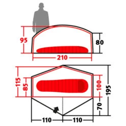Wechsel Trailrunner - 1-Personen Zelt -Outdoor-Ausrüstung wechsel trailrunner 1 personen zelt detail 6